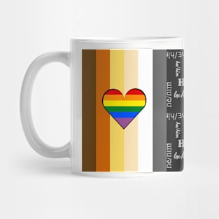 Gay Bear Pride, He/Him Pronouns - Identity Pride Mug